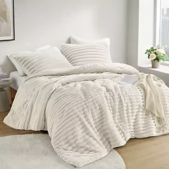 Kirklands Home Cream Fluffy Ribbed 2-pc. Twin Comforter Set Ivory Online