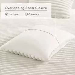 Kirklands Home Cream Fluffy Ribbed 2-pc. Twin Comforter Set Ivory Online