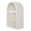 Kirklands Home Cream Geometric Arch Wall Shelf Sale