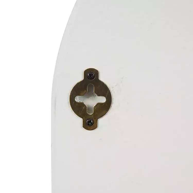 Kirklands Home Cream Geometric Arch Wall Shelf Sale