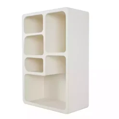 Kirklands Home Cream Geometric 5-Section Wall Shelf Online