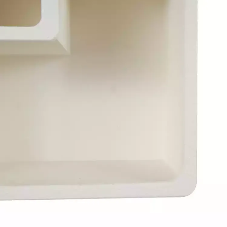 Kirklands Home Cream Geometric 5-Section Wall Shelf Online
