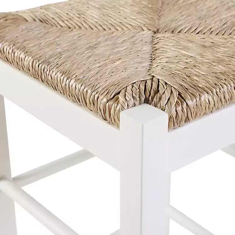Kirklands Home Cream Handwoven Counter Stool White Online