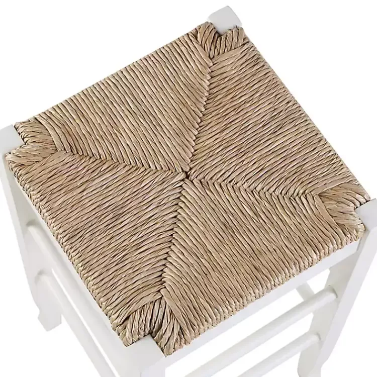 Kirklands Home Cream Handwoven Counter Stool White Online