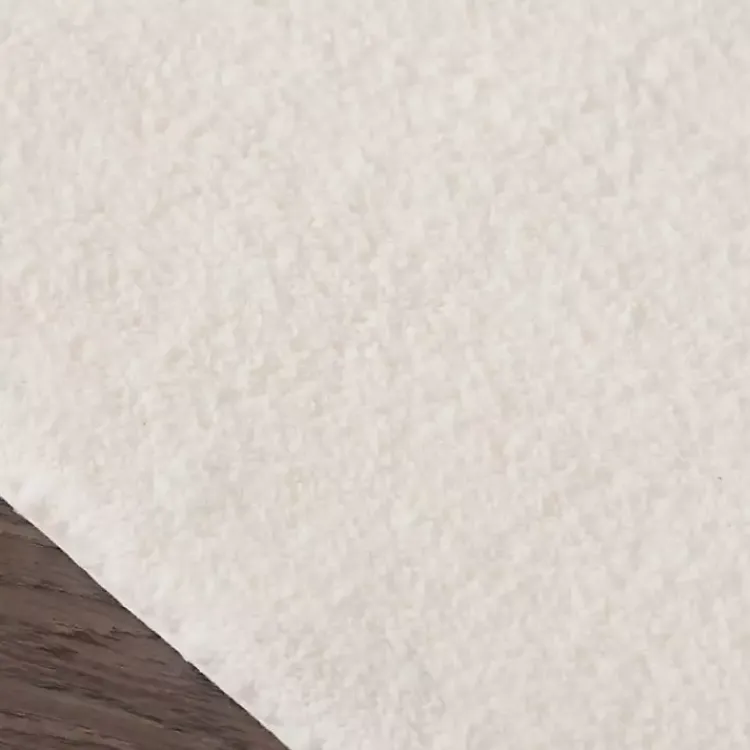 Kirklands Home Cream High Pile Marshmallow Bath Mat, 72 in. Ivory Clearance