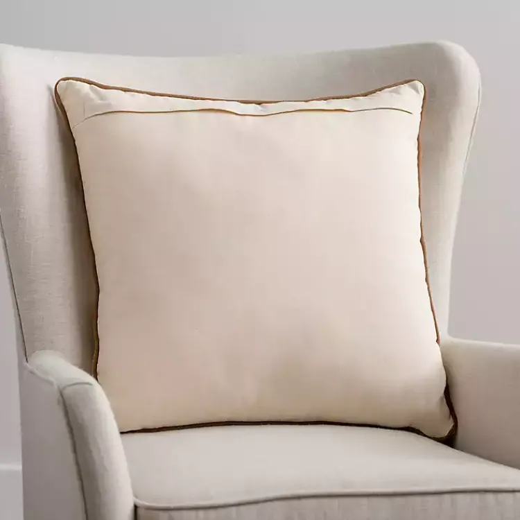 Pillows>Kirklands Home Cream Leopard Throw Pillow