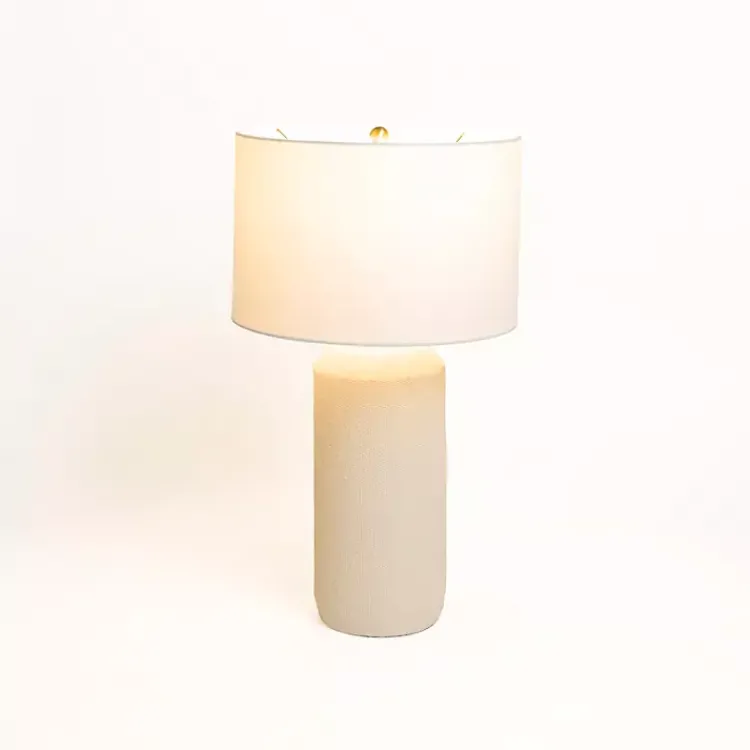 Kirklands Home Cream Louise Table Lamp White New