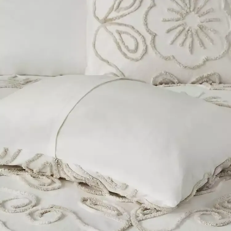 Kirklands Home Cream Medallion California King Comforter Set White Best