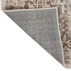 Kirklands Home Cream Medallion Runner Ivory Best