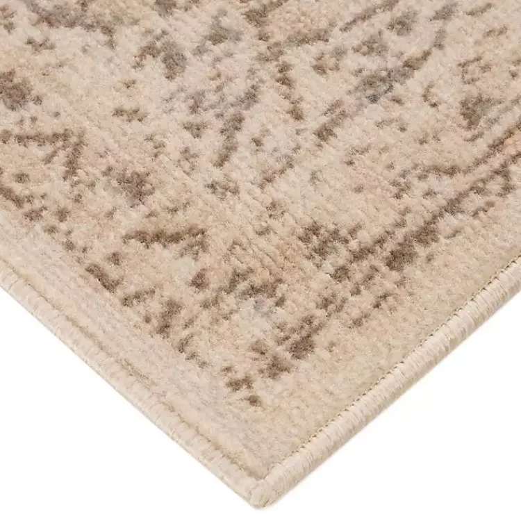 Kirklands Home Cream Medallion Runner Ivory Best