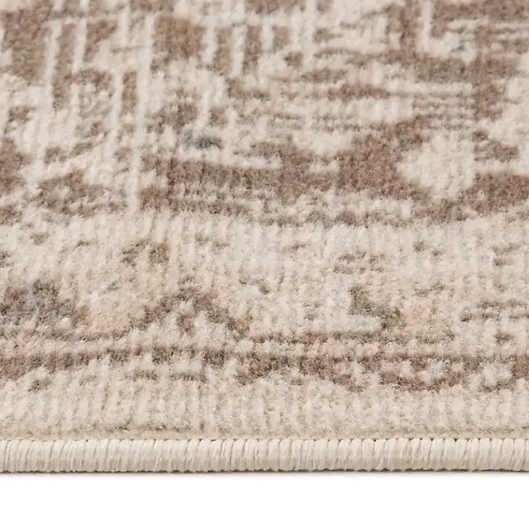 Kirklands Home Cream Medallion Runner Ivory Best