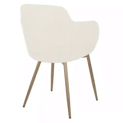 Kirklands Home Cream Modern Accent Chairs, Set of 2 White Discount