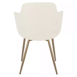 Kirklands Home Cream Modern Accent Chairs, Set of 2 White Discount