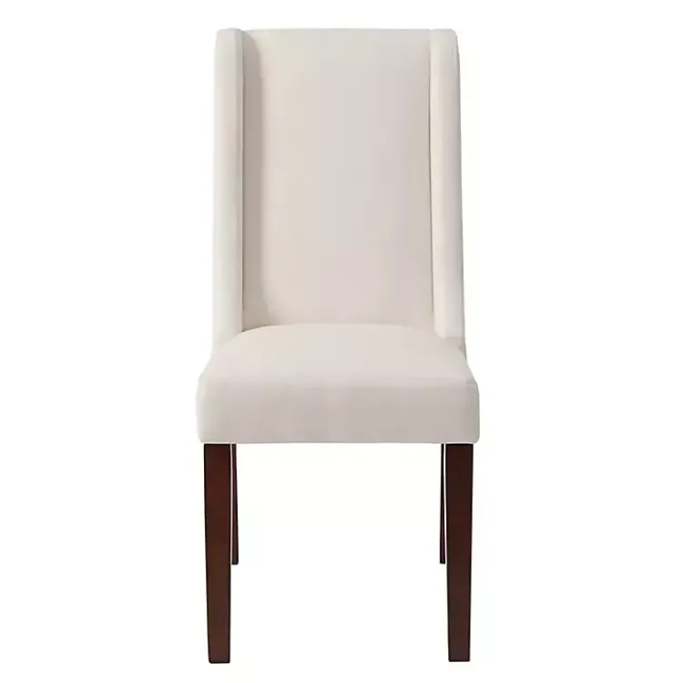 Kirklands Home Cream Parson Dining Chairs, Set of 2 Ivory Sale