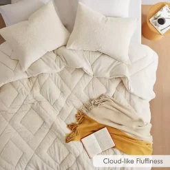 Kirklands Home Cream Quilted Teddy 2-pc. Twin Comforter Set Ivory Sale