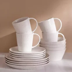 Kirklands Home Cream Simple Things Salad Plates, Set of 4 Ivory