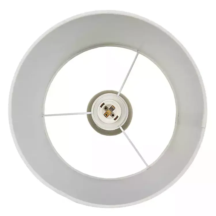 Kirklands Home Cream Speckled Ceramic Table Lamp White