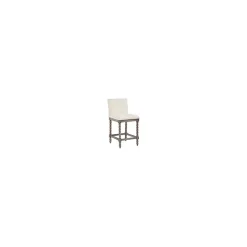 Kirklands Home Cream Spindle Legs Counter Stool Ivory Clearance