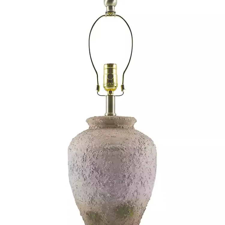 Kirklands Home Cream Textured Ceramic Lia Table Lamp Ivory Hot