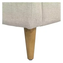 Kirklands Home Cream Upholstered Tufted Dani Accent Chair White New