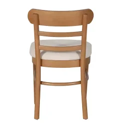 Kirklands Home Cream Upholstered Wood Dining Chairs, Set of 2 White Online