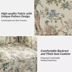 Kirklands Home Cream Vintage Birds Traditional Accent Chair Sale