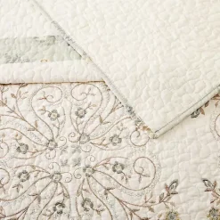 Kirklands Home Cream Vintage Treasure King Bedspread Best