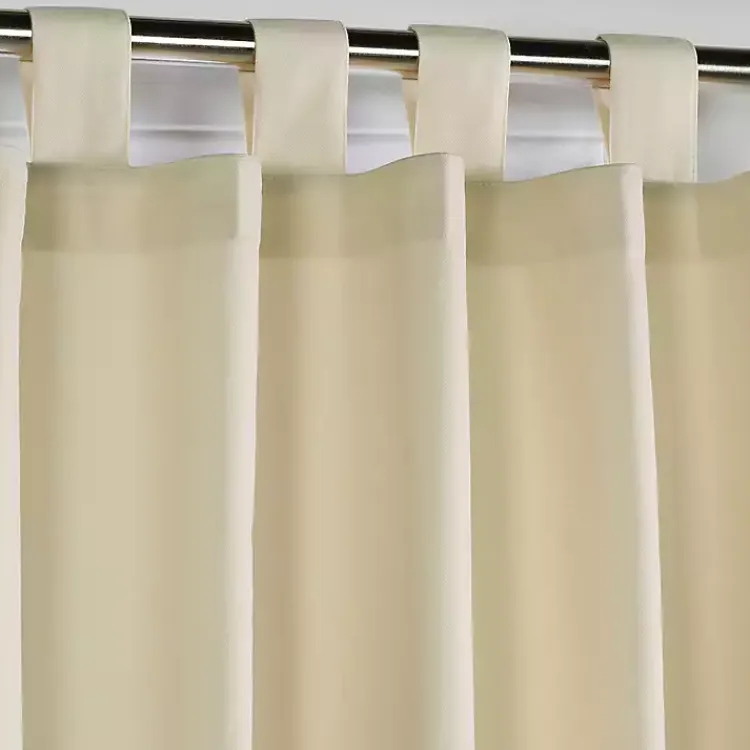 Kirklands Home Cream Weathermate Curtain Panel, 72 in Ivory Outlet