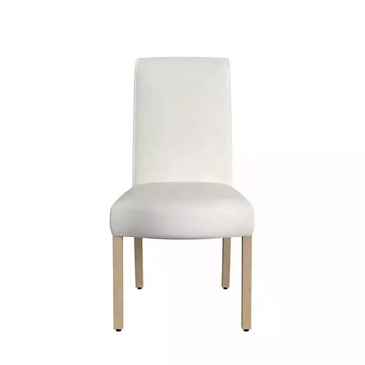 Kirklands Home Cream washed Dining Chairs, Set of 2 White New