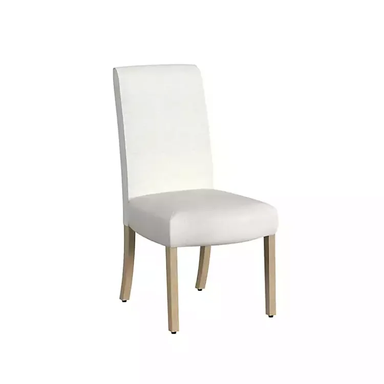 Kirklands Home Cream washed Dining Chairs, Set of 2 White New