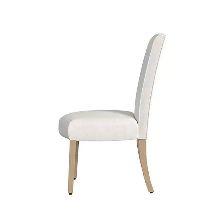 Kirklands Home Cream washed Dining Chairs, Set of 2 White New