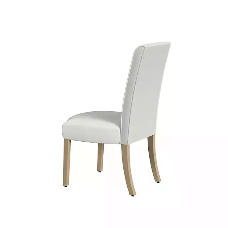 Kirklands Home Cream washed Dining Chairs, Set of 2 White New