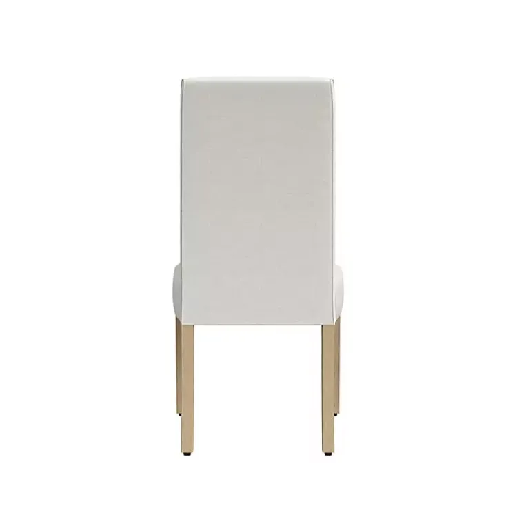 Kirklands Home Cream washed Dining Chairs, Set of 2 White New