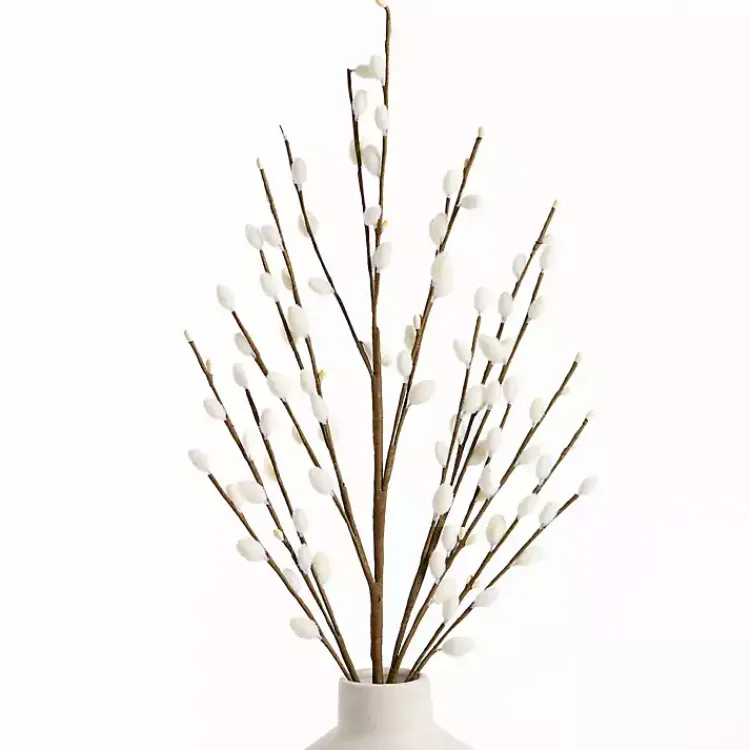 Stems & Bouquets>Kirklands Home Cream Willow Stems, Set of 3 Ivory