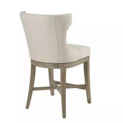 Kirklands Home Cream Wingback Swivel Seat Counter Stool Sale