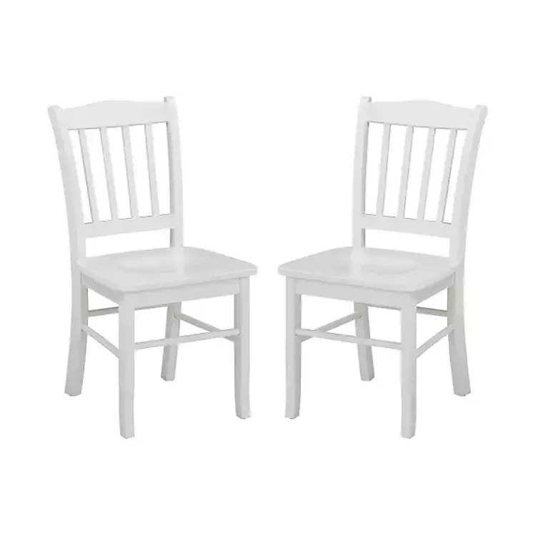Kirklands Home Cream Wood Shaker Dining Chairs, Set of 2 White Best