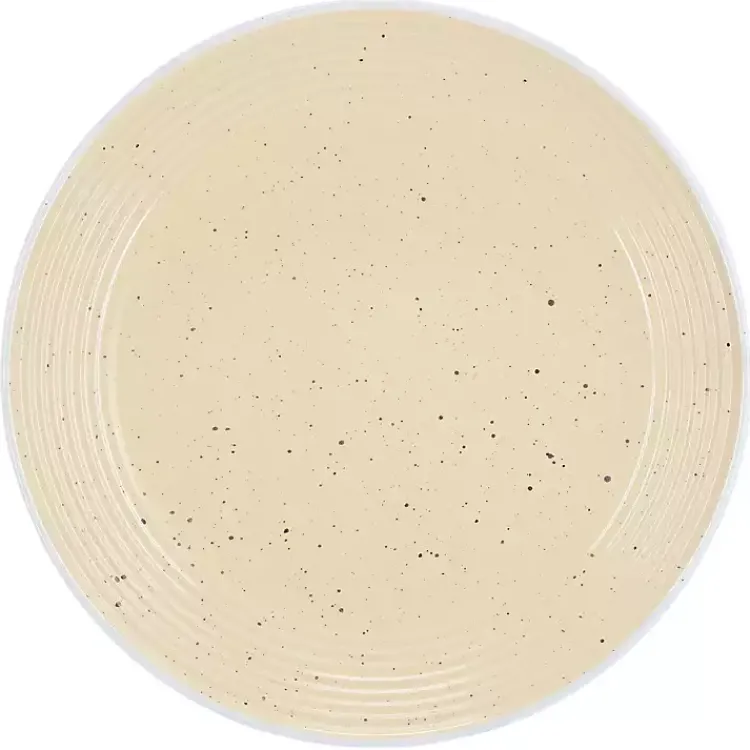 Kirklands Home Cream Emilia Stoneware 16pc. Dinnerware Set Yellow Hot