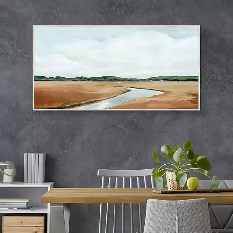 Kirklands Home Creekside Landscape Framed Wall Art Discount