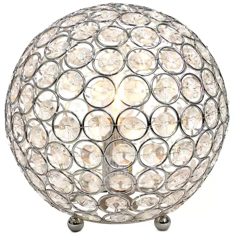 Kirklands Home Crystal Ball Sequin Table Lamp Clearance