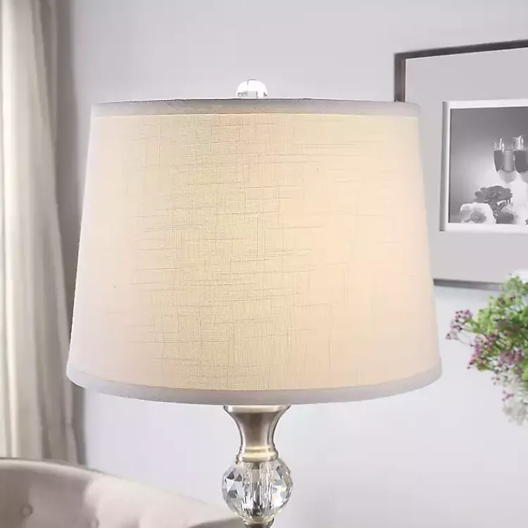 Kirklands Home Crystal Orb Stacked Floor Lamp White Best