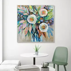Kirklands Home Curious Bouquet Framed Canvas Art Print Hot