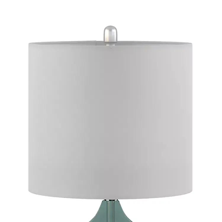 Kirklands Home Curved Glass Table Lamps, Set of 2 Blue Online
