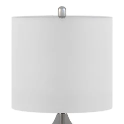 Kirklands Home Curved Glass Table Lamps, Set of 2 Gray Best