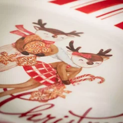 Christmas Dining & Entertaining>Kirklands Home Cute Reindeer Merry Christmas Platter