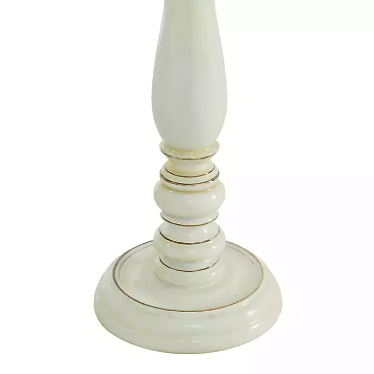 Candle Holders>Kirklands Home Daisy White Rustic 3-pc. Candle Holder Set