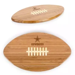 Kirklands Home Dallas Cowboys Bamboo Football Cutting Board Tan Discount
