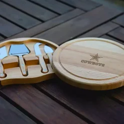 Kirklands Home Dallas Cowboys Cheese Board and Tool Set Tan