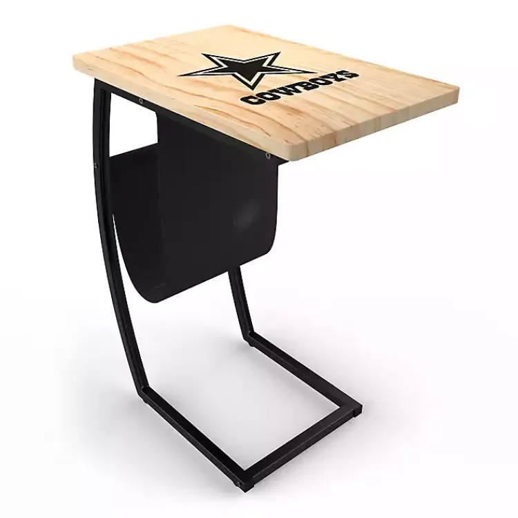 Kirklands Home Dallas Cowboys Wood C-Table Tan Clearance