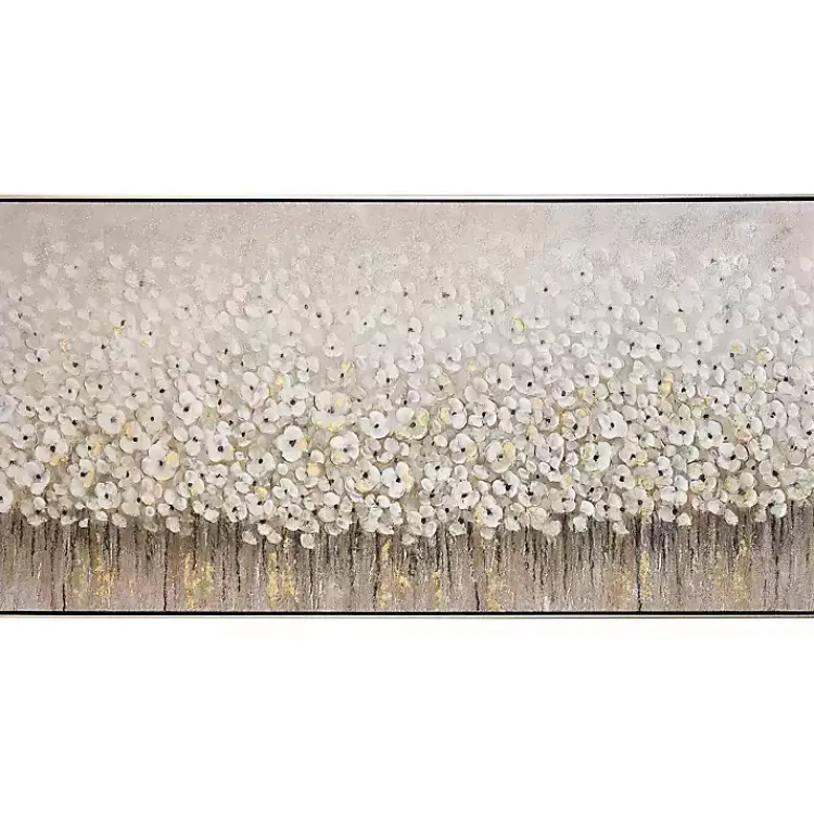 Kirklands Home Dancing Flowers Textured Canvas Art Print Discount