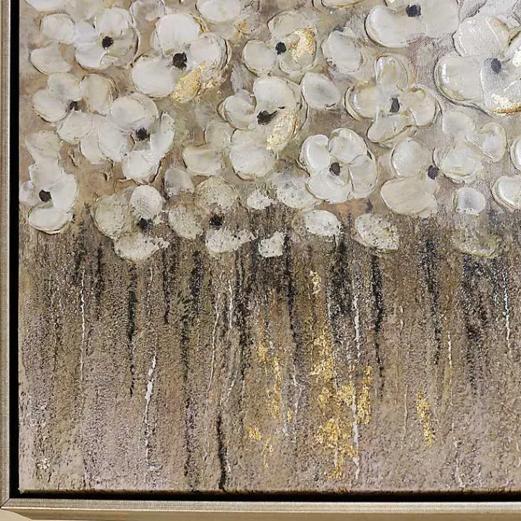 Kirklands Home Dancing Flowers Textured Canvas Art Print Discount